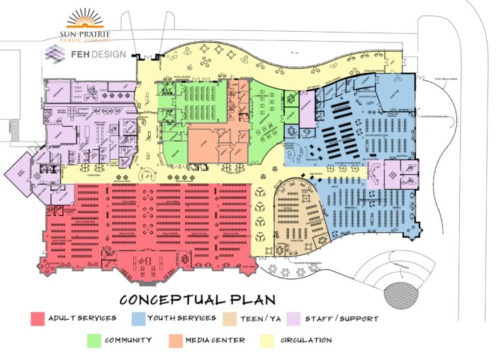 Sun Prairie Library Concept Plan